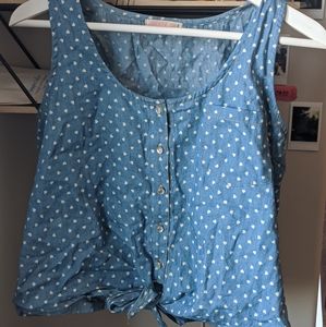Heart Patterned Summer Shirt